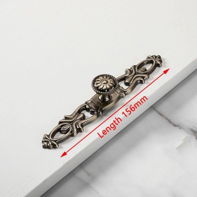 Bronze Door Handles Cabinet Handle Antique Cabinet Pulls Wardrobe Drawer Knobs Zinc Alloy Cupboard Furniture Hardware Center Shabby Chic Drawer Pulls Handles Antique Bronze Kitchen Cabinet Drop Bail Pulls Handles