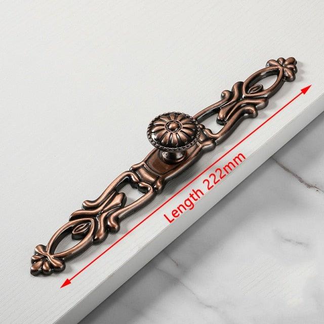 Bronze Door Handles Cabinet Handle Antique Cabinet Pulls Wardrobe Drawer Knobs Zinc Alloy Cupboard Furniture Hardware Center Shabby Chic Drawer Pulls Handles Antique Bronze Kitchen Cabinet Drop Bail Pulls Handles