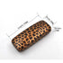 Brown Leopard Sunglasses Box Flip Reading Glasses Case Clamshell Eyeglasses Protective Case Hard Shell For Men Women Unisex Portable Travel Sunglasses Cases PU Leather Glasses Storage Box Holder