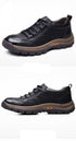 Business Black Leather Mens Casual Shoes Spring Lace-up Platform Travel Shoes Wear-Resistant Shoes Elegant Style Men's Shoes Flat Round Toe Fashion Dress Shoes For Men - STEVVEX Shoes - 107, Black Shoes, Brown Shoes, High Quality Mens Casual Shoes, Leather Mens Shoes, Leather Shoes, Luxury Shoes, Men Casual Sport Shoes, Men Shoes, Mens Sports Water Shoes, Mountain Mens Shoes, River Shoes, Shoes, Sport Mens Shoes, Sports Shoes, Strong Mens Shoes, Waterproof Shoes, Winter Running Shoes - Stevvex.com