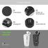 Business Black Wireless Bluetooth Collar Clip Headset Sport Driver Vibration Earphone Clip Bluetooth MP3 Player Sports Headphones Wireless Wearable Music Player For Running Gym