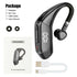 Business Bluetooth 5.0 Wireless Single-Ear Headset LED Power Display Ultra-Long Standby Earbud Headphones Wireless Black Earphone Bluetooth Noise Isolating Wireless Earbuds With Microphones Clear Calls Painless Wearing