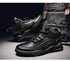 Business Men's High Quality Casual Shoes Fashion Trend Men's Sports Leather Shoes Comfortable Lace-Up Non-Slip Walking Shoes Leather Luxury Non-Slip Hiking Boots Outdoor Lightweight Shoes