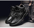 Business Men's High Quality Casual Shoes Fashion Trend Men's Sports Leather Shoes Comfortable Lace-Up Non-Slip Walking Shoes Leather Luxury Non-Slip Hiking Boots Outdoor Lightweight Shoes