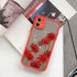 Butterfly Lavender Flower Phone Case For iPhone 13 mini 14 pro max Hard Shockproof Cover Floral Design Built-in Lens Protection Beautiful Design Transparent Back Case Cover for iPhone