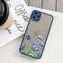 Butterfly Lavender Flower Phone Case For iPhone 13 mini 14 pro max Hard Shockproof Cover Floral Design Built-in Lens Protection Beautiful Design Transparent Back Case Cover for iPhone