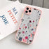 Butterfly Lavender Higan Flower Phone Case For iphone 7 8 plus 12 13 mini 11 14 pro max X XR XS Max Hard Shockproof Shell Cover Butterfly Pattern Design for Women Girls Aesthetic Romantic Soft Slim  Shockproof Protevtice Case for iPhone