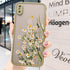 Butterfly Lavender Higan Flower Phone Case For iphone 7 8 plus 12 13 mini 11 14 pro max X XR XS Max Hard Shockproof Shell Cover Butterfly Pattern Design for Women Girls Aesthetic Romantic Soft Slim  Shockproof Protevtice Case for iPhone