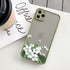 Butterfly Lavender Higan Flower Phone Case For iphone 7 8 plus 12 13 mini 11 14 pro max X XR XS Max Hard Shockproof Shell Cover Butterfly Pattern Design for Women Girls Aesthetic Romantic Soft Slim  Shockproof Protevtice Case for iPhone