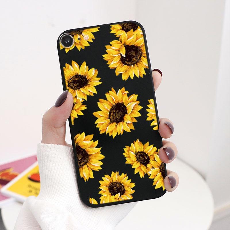 Butterfly Pattern Design Trendy Mobile Phone Case Protective Case For iPhone 7 8 SE 2020 Flower Cartoon Celular Case For iPhone7 8 SE2020 se 2020 se2020 A1778 A1660 A1779 Silicon Matte TPU Cover