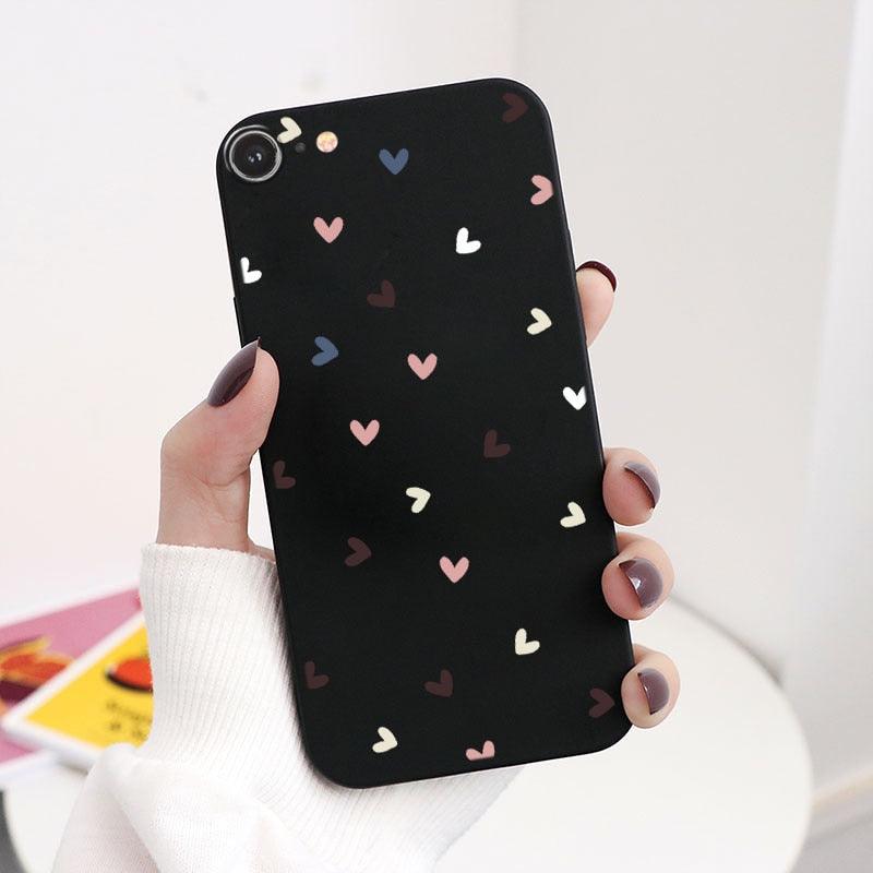 Butterfly Pattern Design Trendy Mobile Phone Case Protective Case For iPhone 7 8 SE 2020 Flower Cartoon Celular Case For iPhone7 8 SE2020 se 2020 se2020 A1778 A1660 A1779 Silicon Matte TPU Cover