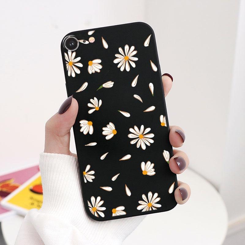 Butterfly Pattern Design Trendy Mobile Phone Case Protective Case For iPhone 7 8 SE 2020 Flower Cartoon Celular Case For iPhone7 8 SE2020 se 2020 se2020 A1778 A1660 A1779 Silicon Matte TPU Cover