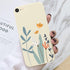 Butterfly Pattern Design Trendy Mobile Phone Case Protective Case For iPhone 7 8 SE 2020 Flower Cartoon Celular Case For iPhone7 8 SE2020 se 2020 se2020 A1778 A1660 A1779 Silicon Matte TPU Cover