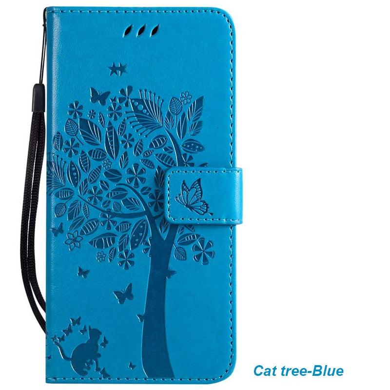 Butterfly Premium PU Leather Flip Magnetic Stand Shockproof Wallet Case Cover For Xiaomi MI9 MI8 Poco phone F1 X3 Redmi Note 10 10s 9 8 7 9s Pro Max 9T 8T 8A 5X A1 Flip PU Leather Phone Cover