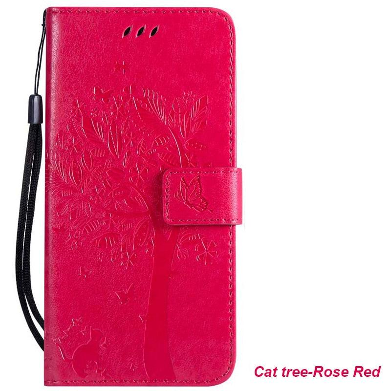 Butterfly Premium PU Leather Flip Magnetic Stand Shockproof Wallet Case Cover For Xiaomi MI9 MI8 Poco phone F1 X3 Redmi Note 10 10s 9 8 7 9s Pro Max 9T 8T 8A 5X A1 Flip PU Leather Phone Cover