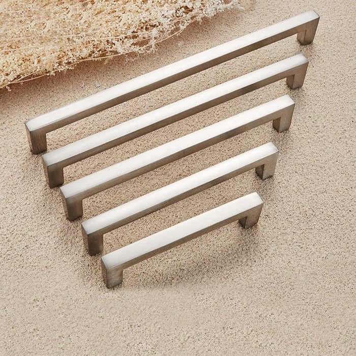 Cabinet Handles Kitchen Door Handles Drawer Knobs Aluminum Alloy Wardrobe Door Handles Brushed Modern Style Hardware  Stainless Steel Kitchen Cabinet Pulls For Kitchen Cabinet Drawer Door Cupboard Decorative Modern Hardware For Cabinet