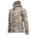 Camouflage Green Lightweight Soft Jackets Men Tactical Windproof Waterproof Jacket Men Outdoor Adventure Jackets Hooded Warm Winter Jacket Casual Winter Sport Warm Hooded Jackets