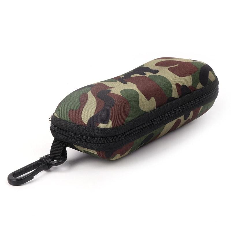 Camouflage Men Sunglasses Case Storage Protector Zipper Unisex Portable Travel Zipper Soft Sunglasses And Eyeglasses Pouch Case Safety Pouch Classic Sunglasses Case Box Bags