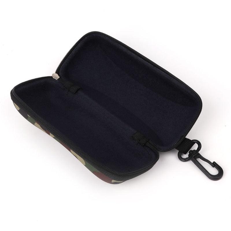 Camouflage Men Sunglasses Case Storage Protector Zipper Unisex Portable Travel Zipper Soft Sunglasses And Eyeglasses Pouch Case Safety Pouch Classic Sunglasses Case Box Bags