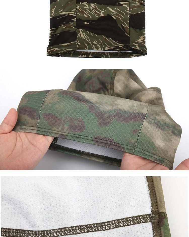 Camouflage Tiger Digital Balaclava Tactical Airsoft  Full Face Wargame Cycling Hunting Army Bike Military Mask Face Mask Fleece Bandana Sports Skiing Scarf Warmer Neck Gaiter Cover Bike Hiking Cycling Hunting Snowboard Summer Men Women