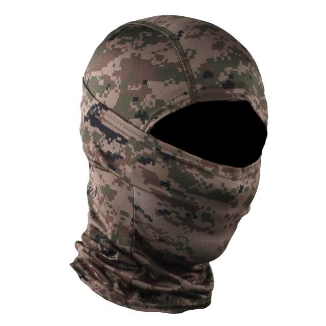 Camouflage Tiger Digital Balaclava Tactical Airsoft  Full Face Wargame Cycling Hunting Army Bike Military Mask Face Mask Fleece Bandana Sports Skiing Scarf Warmer Neck Gaiter Cover Bike Hiking Cycling Hunting Snowboard Summer Men Women