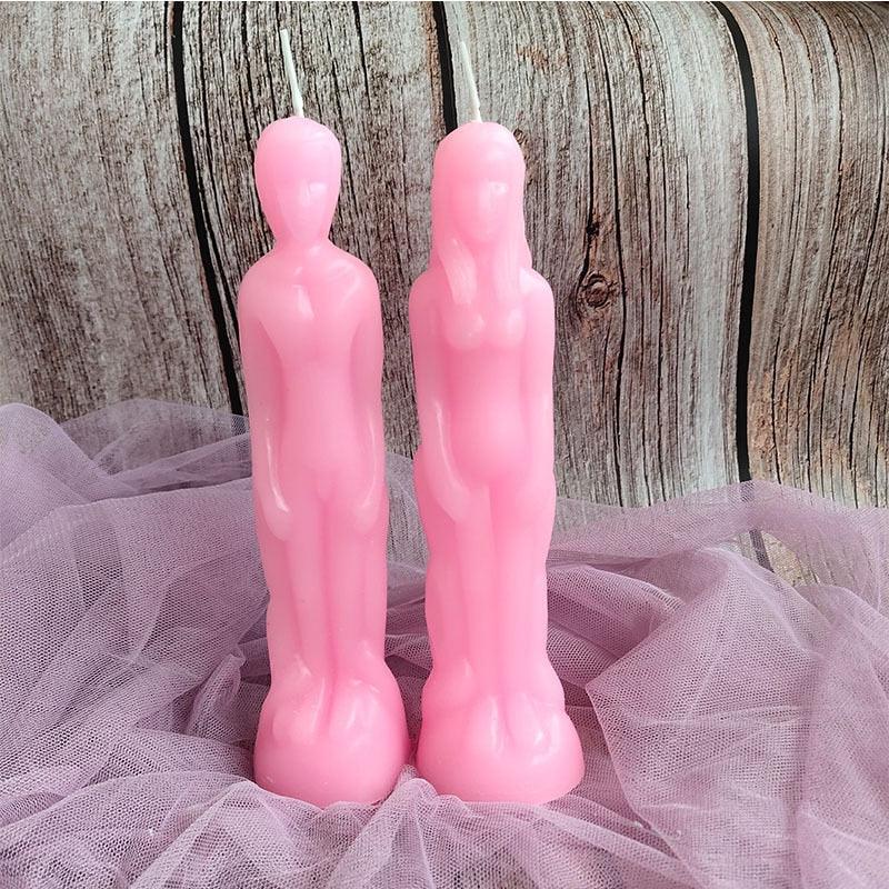 Candles Human Shape Men And Women Couple Candles Magic Ceremony Candles Lovers Couple Candle Love Ritual Good Luck Candle Decoration Candles