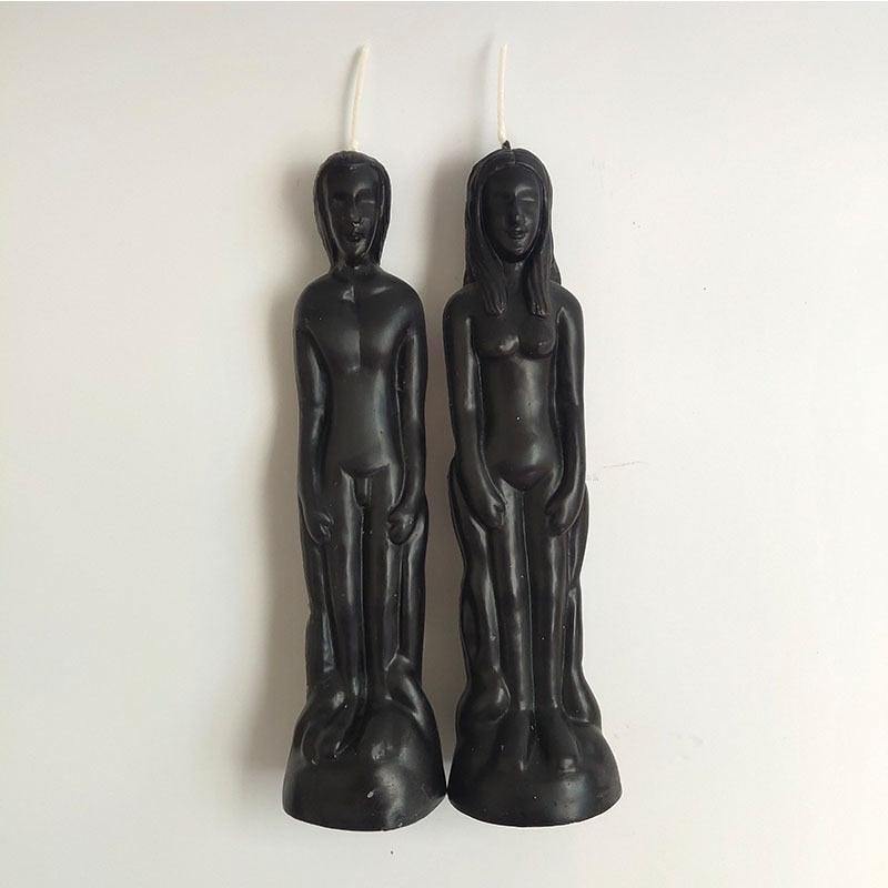 Candles Human Shape Men And Women Couple Candles Magic Ceremony Candles Lovers Couple Candle Love Ritual Good Luck Candle Decoration Candles