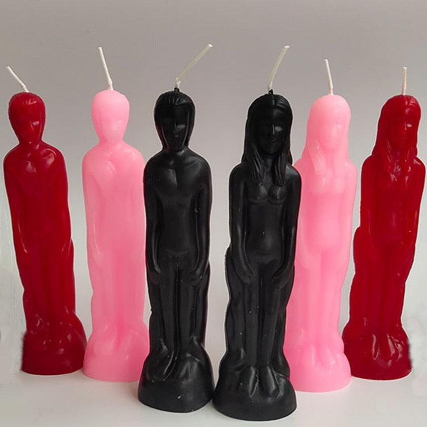 Candles Human Shape Men And Women Couple Candles Magic Ceremony Candles Lovers Couple Candle Love Ritual Good Luck Candle Decoration Candles