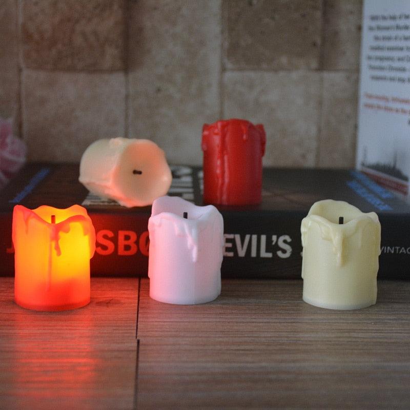 Candles Light Lamp LED Tea light Romantic Battery Operated Flameless Candles with Remote Candle with Timer LED Tealights Flickering Candles Unscented LED Realistic Tea light Creative Flameless Battery Colorful Electronic Best Gift Home