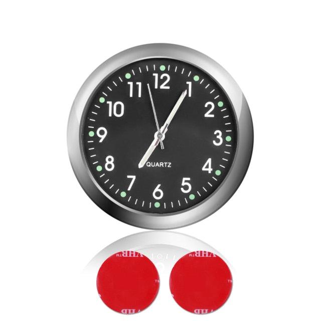 Car Clock Luminous Mini Automobiles Internal Stick-On Digital Watch  Stick on Dashboard Car Clock Mini Tiny Small Luminous Car Vent Clocks Watch for Dashboard Boat Bike Home Mechanics Quartz Clocks Auto Ornament Car Accessories Gifts