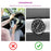 Car Clock Luminous Mini Automobiles Internal Stick-On Digital Watch  Stick on Dashboard Car Clock Mini Tiny Small Luminous Car Vent Clocks Watch for Dashboard Boat Bike Home Mechanics Quartz Clocks Auto Ornament Car Accessories Gifts