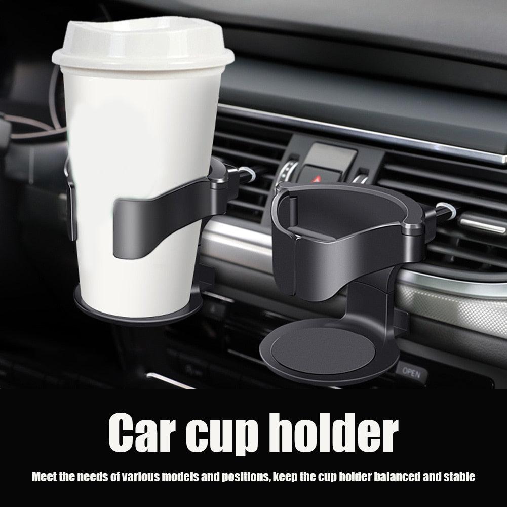 Car Cup Holder Air Vent Outlet Drink Coffee Bottle Holder Adjustable Car Air Conditioner Vent Drink Holder Car Cup Holder Car Outlet Air Vent Mount Adjustable Drink Stand Can Mounts Holders Beverage Ashtray Mount Stand Universal Accessories