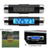 Car Digital Clock Temperature Display Electronic Clock Car Temperature Clock Universal Auto Dashboard Digital Clocks with Black Light And LCD Screen Adjustable Vehicle Temperature Thermometer Auto Electronic Clock LED Backlight Digital Display Clock