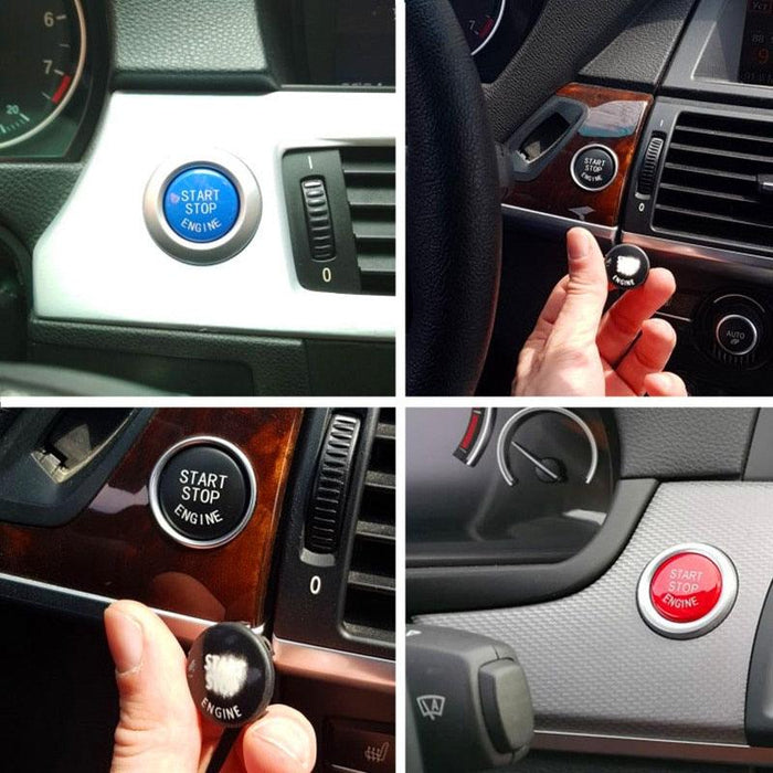 Car Engine Start Button Replace Cover Stop Switch Accessories Start Stop Engine Button Switch Cover Engine Switch Power Ignition Start Stop Button Replacement Car Decor - ALLURELATION - 553, Accessories, Auto Accessories, Button Cover, car, Car Accessories, Car Decor, Car Gadgets, Car Interior, Car Organizer, Car Ornaments, cars, cars gadgets, Decal, Engine Button Cover, Engine Button Replace Cover, Engine Start Button Cover, Engine Start Button Replace Cover, Engine Start Replace Cover - Stevvex.com