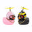 Car Goods Gift Broken Wind Helmet Small Yellow Duck Car Decoration Accessories Wind-breaking Wave-breaking Duck Cycling DecDuck Car Dashboard Decorations Rubber Duck Car Ornaments Cool Duck with Propeller Helmet Sunglasses Gold Chain or