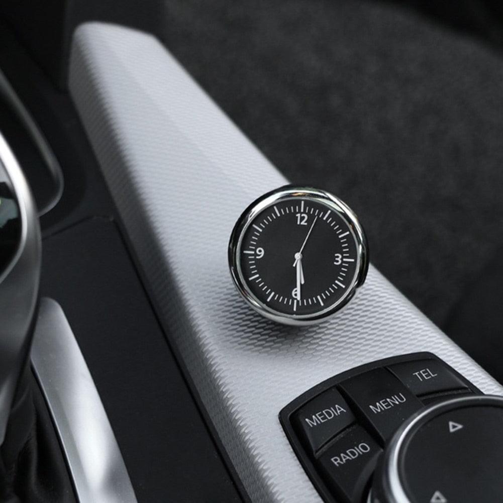 Car Interior Mini Quartz Watch Clock  Mini Clock Car Dashboard Clocks Luminous Car Clock Pocket Stick-On Clock Cars Air Vent Clip Quartz Clocks Vehicle Dashboard Clock Mini Vehicle Clock Car Pocket Clock for Cars  Hygrometer Thermometer Dashboard Ornament