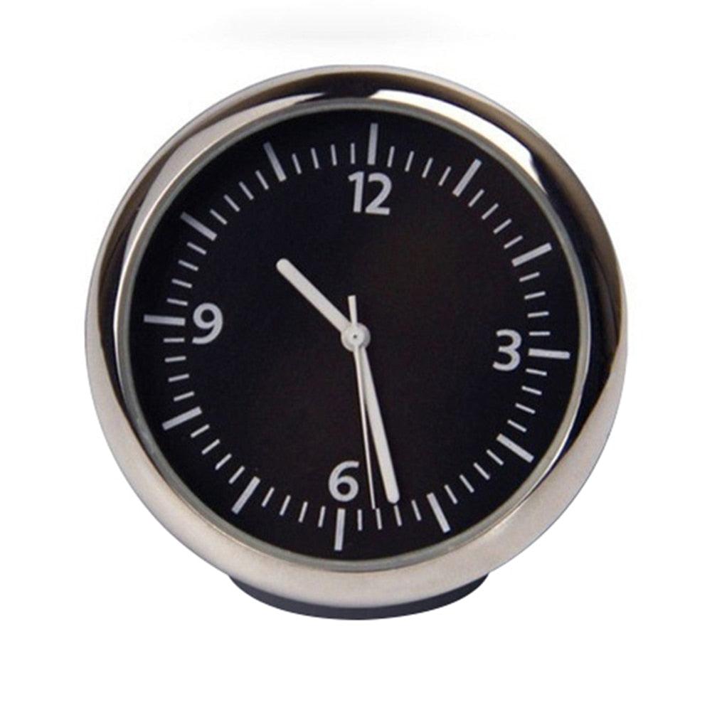 Car Interior Mini Quartz Watch Clock  Mini Clock Car Dashboard Clocks Luminous Car Clock Pocket Stick-On Clock Cars Air Vent Clip Quartz Clocks Vehicle Dashboard Clock Mini Vehicle Clock Car Pocket Clock for Cars  Hygrometer Thermometer Dashboard Ornament