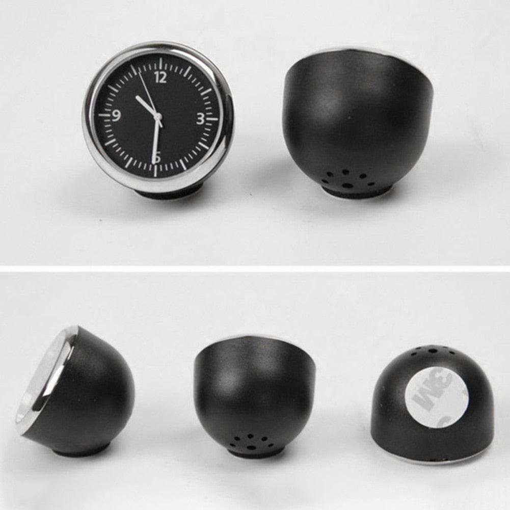 Car Interior Mini Quartz Watch Clock  Mini Clock Car Dashboard Clocks Luminous Car Clock Pocket Stick-On Clock Cars Air Vent Clip Quartz Clocks Vehicle Dashboard Clock Mini Vehicle Clock Car Pocket Clock for Cars  Hygrometer Thermometer Dashboard Ornament