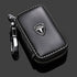 Car Key Cover Suitable For Car Key Case Leather Car Smart Key Chain Keychain Holder Metal Hook For Men Women Waist Keychain Universal  Keychain Holder Metal Hook Keyring Zipper Bag