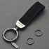 Car Keychain Universal Household Leather High-End Key Hanging Accessories Ring Key Chain Genuine Leather Car Keychain Universal Key Fob Keychain Leather Key Chain Holder for Men 360 Degree Rotatable With Anti-Lost D Suitable For Household Keys Car Keys