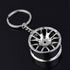 Car Keychain Wheel Tire Styling Creative Car Key Ring Auto Car Wheel Keychain Automotive Part Car Gift Key Chain Ring Car Parts Model Key Chain Keyring Car Parts Model Key Chains