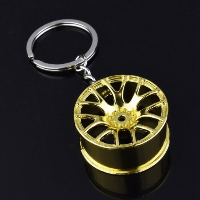 Car Keychain Wheel Tire Styling Creative Car Key Ring Auto Car Wheel Keychain Automotive Part Car Gift Key Chain Ring Car Parts Model Key Chain Keyring Car Parts Model Key Chains