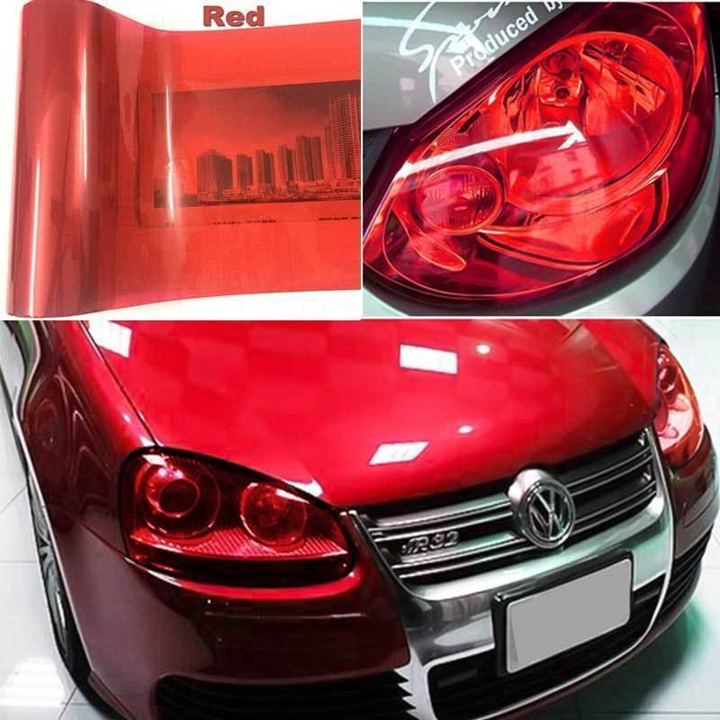 Car Light Film Car Smoke Fog Light Headlight Taillight Tint Vinyl Film Sheet Sticker Waterproof Auto Body Film Self Adhesive Car Light Sticker, Smoke Fog Light Taillight Headlight Tint ChameleonCover Car Styling