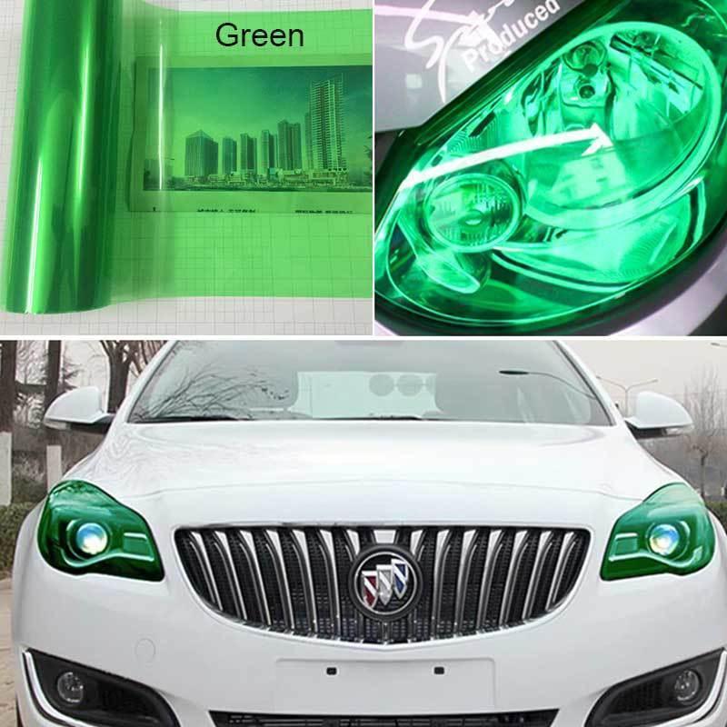 Car Light Film Car Smoke Fog Light Headlight Taillight Tint Vinyl Film Sheet Sticker Waterproof Auto Body Film Self Adhesive Car Light Sticker, Smoke Fog Light Taillight Headlight Tint ChameleonCover Car Styling