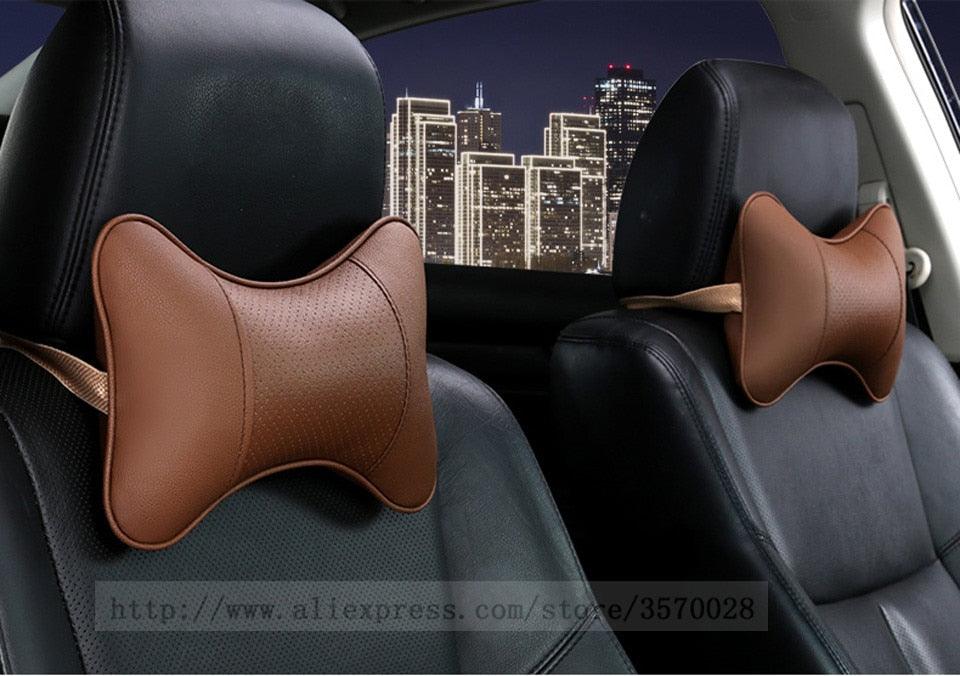 Car Neck Pillows Headrest Relief Filled Fiber Universal Car Pillow Both Side Pu Leather 1pcs Pack Headrest For Car Neck Pillows Both Side Pu Leather Headrest Head Pain Relief Filled Fiber Universal Car Pillow Neck Pillow Softness Car Headrest Pillow - ALLURELATION - 552, Car Neck Pillows, Car Pillows, Headrest, Headrest Relief, Headrest Relief Fiber, Headrest Relief Filled Fiber, Neck Pillows, Pain Relief, Pillows, Relief Filled Fiber, Travel Pillows - Stevvex.com