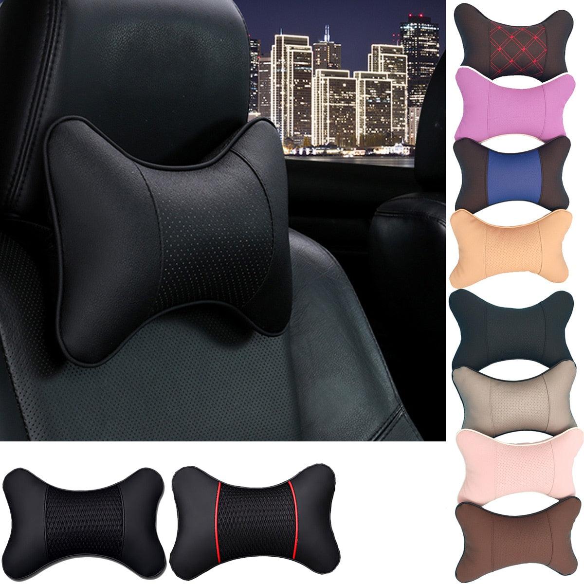 Car Neck Pillows Headrest Relief Filled Fiber Universal Car Pillow Both Side Pu Leather 1pcs Pack Headrest For Car Neck Pillows Both Side Pu Leather Headrest Head Pain Relief Filled Fiber Universal Car Pillow Neck Pillow Softness Car Headrest Pillow - ALLURELATION - 552, Car Neck Pillows, Car Pillows, Headrest, Headrest Relief, Headrest Relief Fiber, Headrest Relief Filled Fiber, Neck Pillows, Pain Relief, Pillows, Relief Filled Fiber, Travel Pillows - Stevvex.com