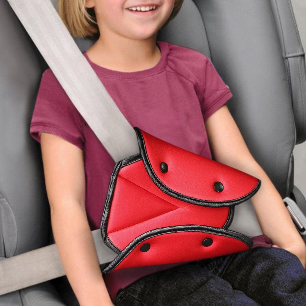 Car Safe Seat Belt Cover Soft Adjustable Children Safety Belt Fixer Triangle Anti-ledge For Child Neck Protection Belts Seat Belt Adjuster and Pillow with Clip for Kids Travel Neck Support Headrest Seatbelt - ALLURELATION - 553, Adjustable Belt, Adjustable Children Belt, Adjustable Children Safety Belt, car, Car Accessories, Car Gadgets, Car Organizer, Car Ornaments, cars, Children Safety Belt, Safety Belt - Stevvex.com