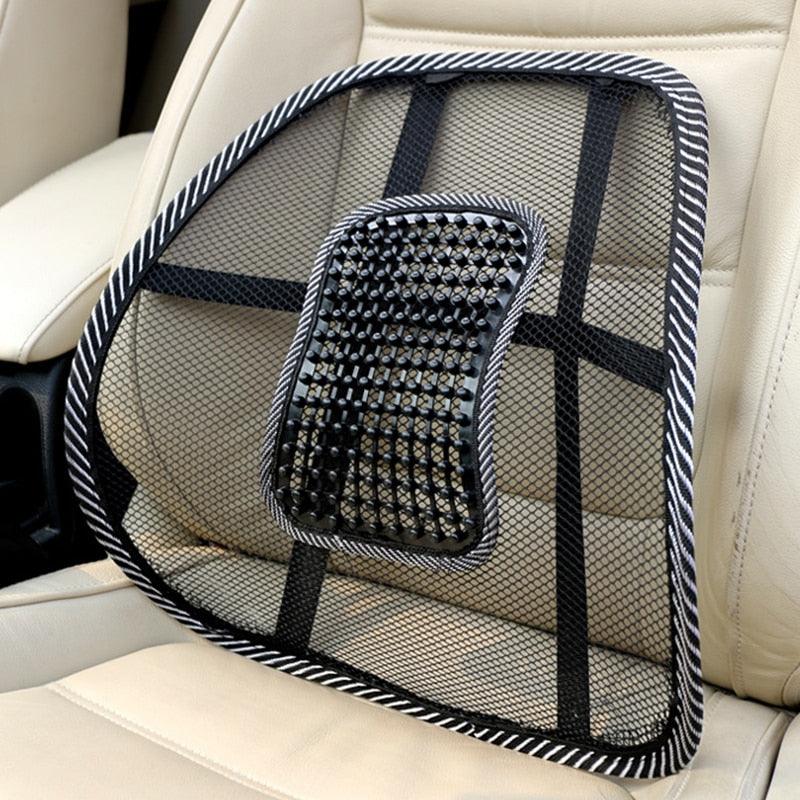 Car Seat Chair Back Cushion Mesh Lumbar Back Brace Car Seat Chair Cushion Massage Back Cushion Pad Support Home Office Lumbar Support Car Mesh Back Support with Massage Beads Ergonomic Designed For Comfort Lower Back Pain Relief - ALLURELATION - 553, Back Pain Reliefer, Car Accessories, Car Gadgets, cars, Cushion Pad, Lower Back Pain Reliefer, Lumbar Back Brace Car Seat, Lumbar Back Car Seat, Lumbar Support Car, Massage Beads, Support Car - Stevvex.com