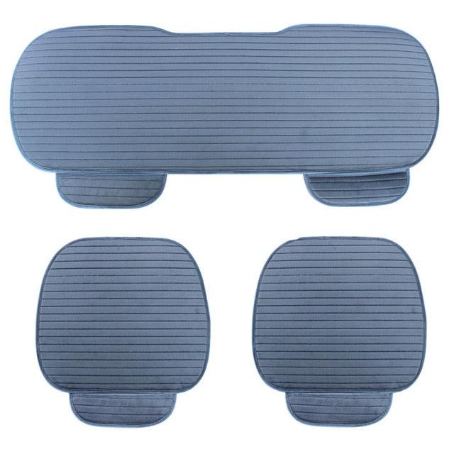 Car Seat Cover Front Rear Flocking Cloth Cushion Non Slide Auto Accessories Universal Seat Protector Mat Pad Keep Warm in Winter Breathable Comfort Car Front Drivers or Passenger Seat Cushion, Universal Auto Interior Seat Bottom Protector Mat