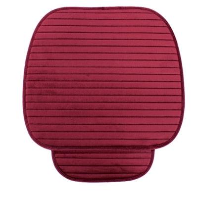 Car Seat Cover Front Rear Flocking Cloth Cushion Non Slide Auto Accessories Universal Seat Protector Mat Pad Keep Warm in Winter Breathable Comfort Car Front Drivers or Passenger Seat Cushion, Universal Auto Interior Seat Bottom Protector Mat